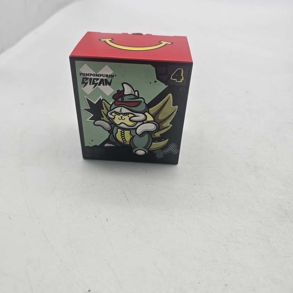 McDonald's 2026 Hello Kitty Godzilla Pompompurin #4 Happy Meal Toy Box NEW